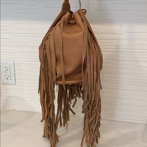 Cleobella Leather Fringe Bag